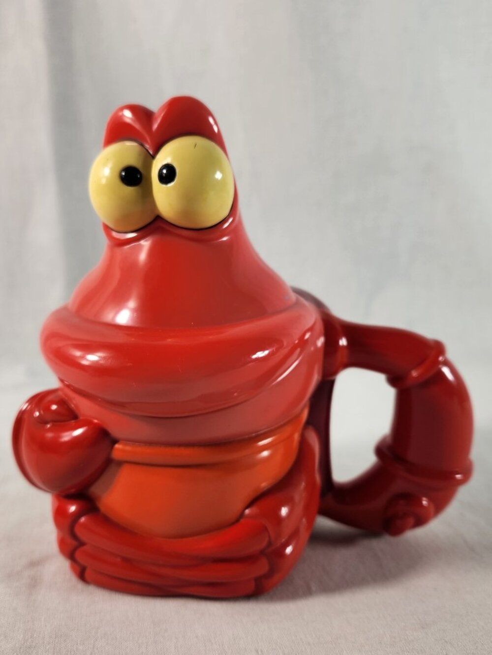 Disney The Little Mermaid Disney on Ice Sebastian Mug Cup Flip Lid Fast Ship